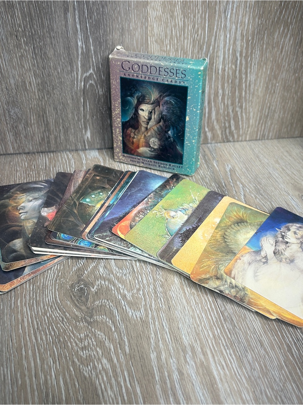 Goddesses Knowledge Cards Oracle Deck Susan Seddon Boulet Pomegranate Vintage - Picture 2 of 5
